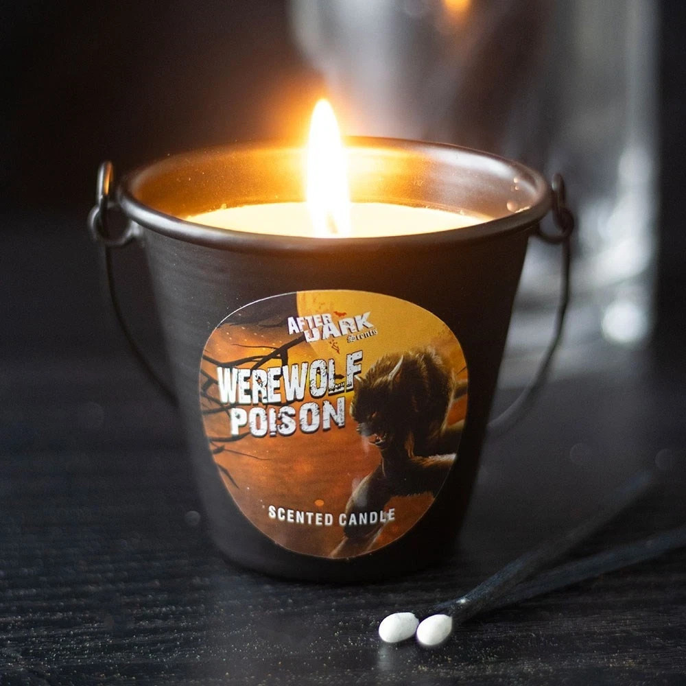 After Dark Werewolf Poison Mini Bucket  Vanilla Scented Gift Fragranced Candle