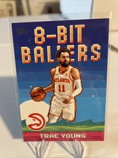 Trae Young 2025-26 Topps Basketball #8B-6 8-Bit Ballers Atlanta Hawks