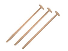 3 x Schaufelstiel Spatenstiel Gabelstiel Gart...