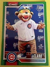 2026 Topps Series 1 Baseball Green Parallel Mascot Chicago Cubs Clark 69/99