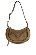 ISABEL MARANT Moon Taupe Suede Shoulder Bag New Authentic