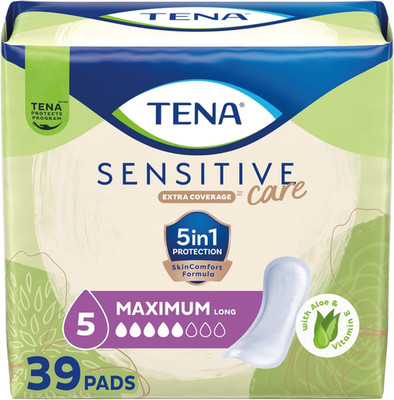 TENA Sensitive Care Maximum Absorbency Incontinence Pads for Women, Bladder Cont