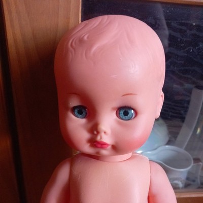 VINTAGE PUPPE 13' GROSS FURGA ITALIEN ITALIEN BABY JUNGE 1960? 1970? 1980? 