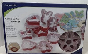 Progressive Baker's Cookie Cutter and Stencil Set