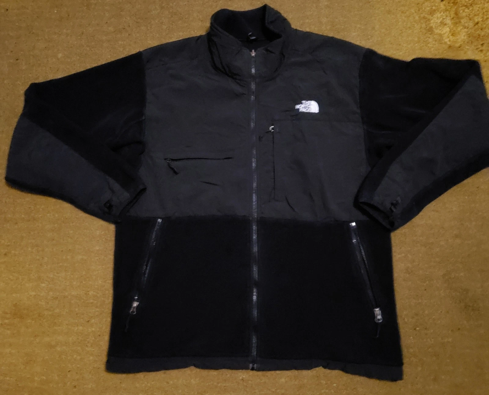 The North Face Polartec Fleece Men's Full Zip Black Jacket Size XL