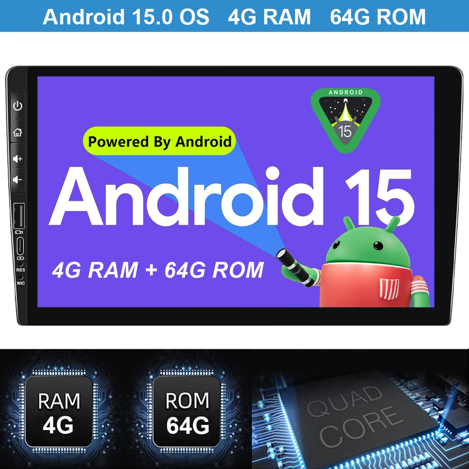 Radio estéreo de coche FM 64 GB para Dodge RAM 1500 2500 3500 2013-2018 manual CA 4 GB Foto 4 de 4