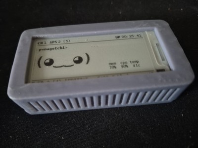 Pwnagotchi - RPI Zero WH - Waveshare 2.13 V4   32GB microSD Karte + Gehäuse