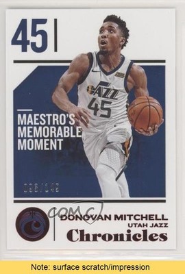 2018-19 Panini Chronicles Red 93/149 Donovan Mitchell #30 READ 4k8