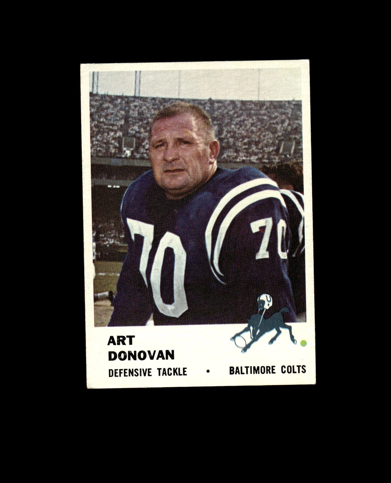 1961 Fleer 39 Art Donovan EX #D1,440603