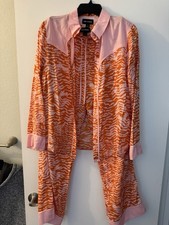 Room Service PJ s Zebra Print Women s Size Medium