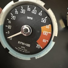 Mg Mgb Midget Tachometer 1968-1972 Smiths Rvi143300 Untested Parts Mg Mgb Midget Tachometer 1968-1972 Smiths Rvi143300 Untested Parts