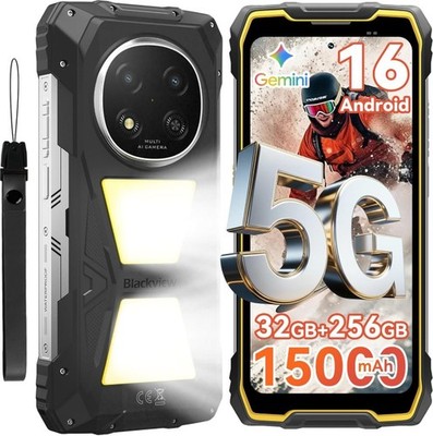 Blackview Rock 2 Pro 5G Rugged Smart Phone Android 16 32GB+256GB Unlocked