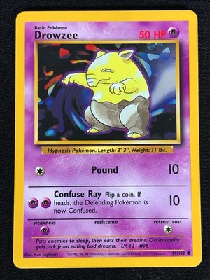 Pokemon Drowzee 49/102 Common (LP)