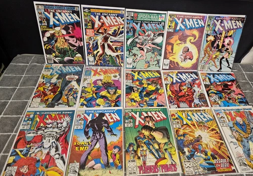 UNCANNY X-MEN # 144 TO 301_15 ISSUES_HUGE MARVEL COMICS LOT_READ BELOW