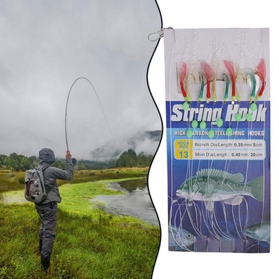 Versatile Sabikis Rigs Bait Ideal for Short Mackerel and Herring 10 Hooks