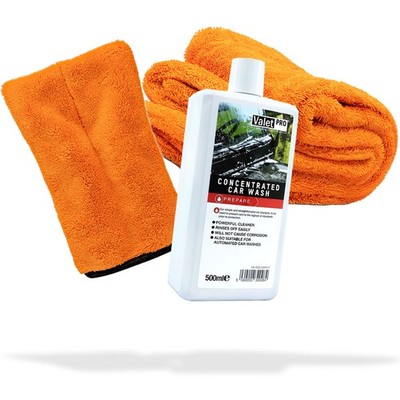Waschset Auto ValetPRO Concentrated Carwash + Handschuh + Mikrofaser Trockentuch
