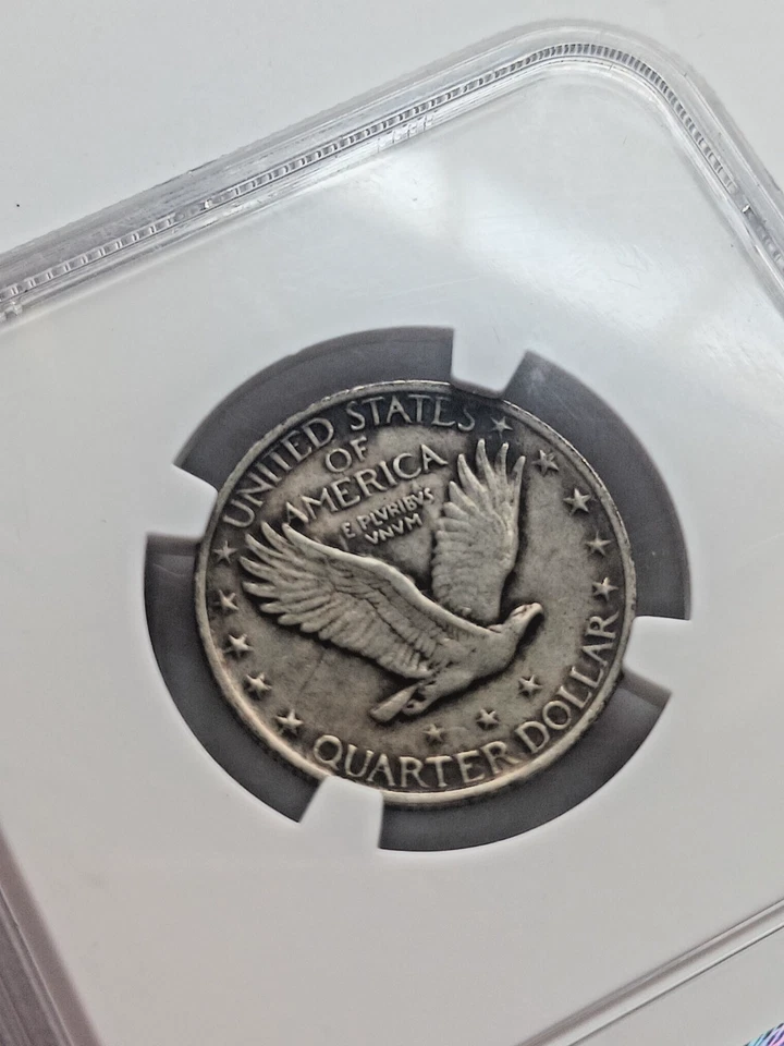1923 STANDING LIBERTY QUARTER NGC XF  NICE - Image 2 of 4