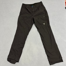 Eddie Bauer First Ascent Fleece Lined Hiking Pants Black Womens Size 8