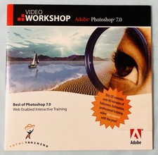 Adobe Photoshop 7.0 Video Workshop Training CD Factory Sealed for Windows Mac