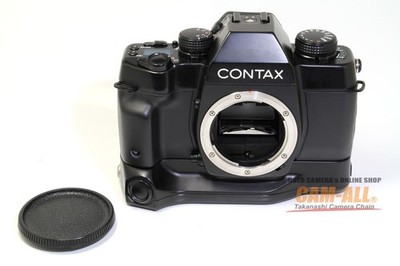 Contax ST Black 35mm Film Camera Body + Battery Holder P-7