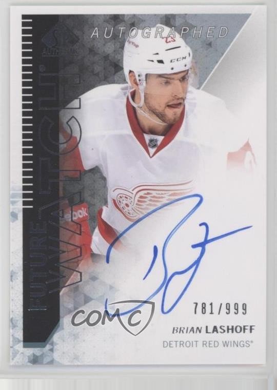 2013-14 SP Authentic Future Watch 781/999 Brian Lashoff #261 Rookie Auto RC x4f