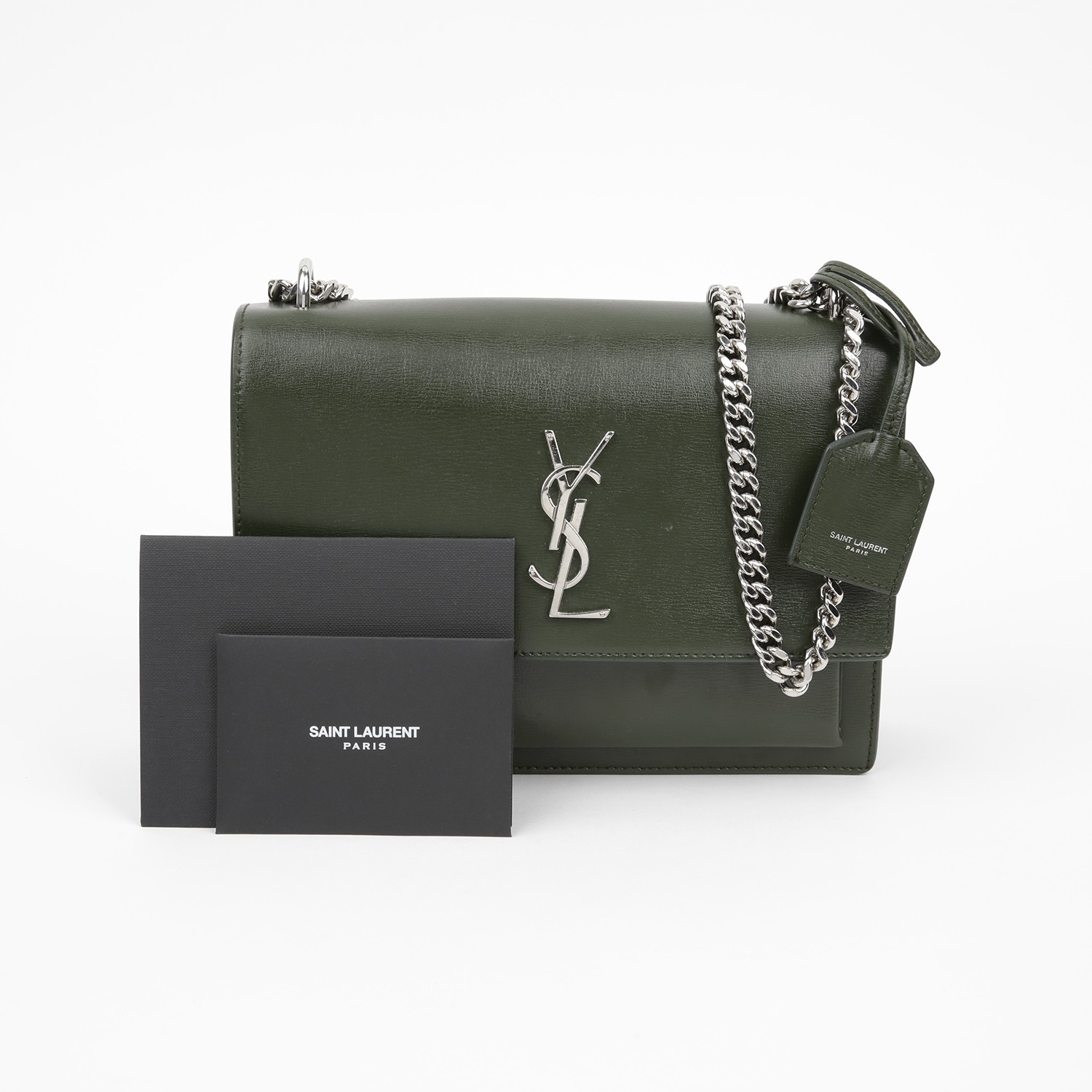 Borsa a tracolla Saint Laurent 442906 Sunset media catena 118456515