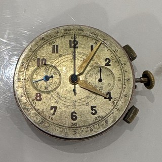 Mouvement de montre mécanique manuel chronographe avec cadran télémètre