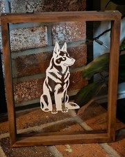 German Shepherd Dog Weatherproof Vinyl Decal