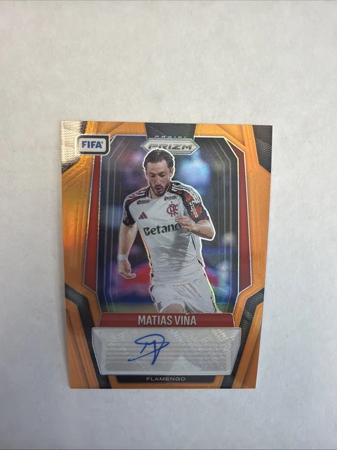 2025-26 Panini Prizm Matias Vina Orange Auto /99
