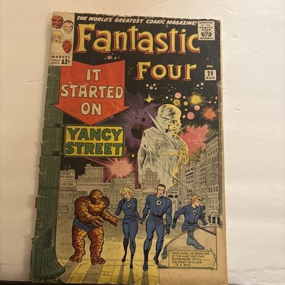 Fantastic Four #29 (8/64) Rips, Etc., Etc., But 1960s Marvel Magic! Grab It 