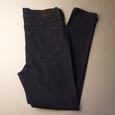 Seven7 Jeans Size 10 Tummyless High Rise Skinny Dark Wash