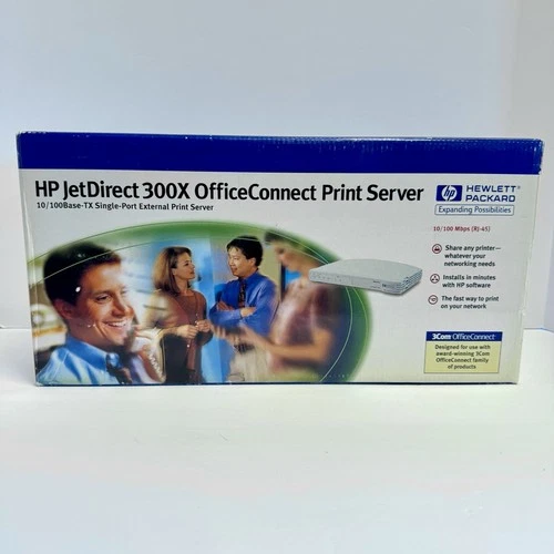 HP Jetdirect 300x External Print Server for 10/100TX J4101B