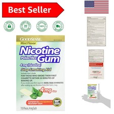 4 mg Uncoated Nicotine Polacrilex Gum, Mint Flavor Effective Cessation Support