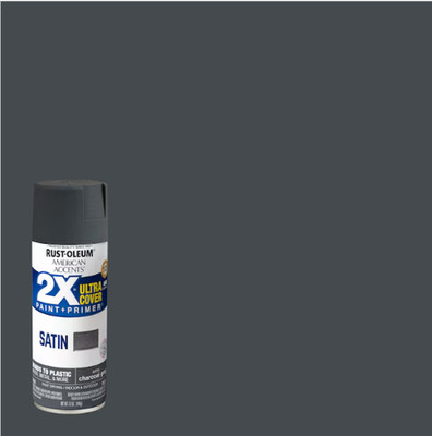 Rust-Oleum American Accents 2X Ultra Cover Satin Charcoal Gray Oil-based
