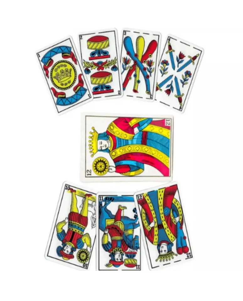 El Rey Ronda card game, Spanish Baraja, Morocco, Algeria, - Image 4 of 4