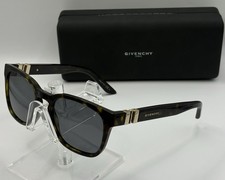 Givenchy GV 0162 086 Sunglasses Tortoise Gold Black Lens 135mm Italy