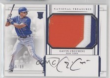 2017 Panini National Treasures 26/99 Gavin Cecchini #203 Auto 0o9