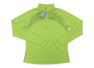 PUMA Shirt  Sweatshirt Laufshirt RUN FAV 1/4 ZIP Damen orange melone