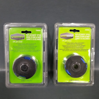#ad 2 Greenworks Replacement Spools 29082 $3.00