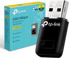 TP-Link TL-WN823N Adattatore USB Scheda di Rete, Wireless 300Mbps, 2.4Ghz, Porta