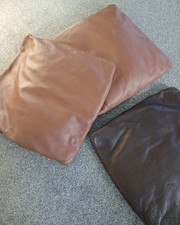 Genuine Leather Cushions X4