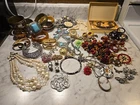 Lot Of Over 50 Vintage Estate Collection Costume Jewelry