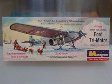 Monogram 1:77 Ford Tri-motor Tin Goose model kit 98 1950s plastic kit Used 