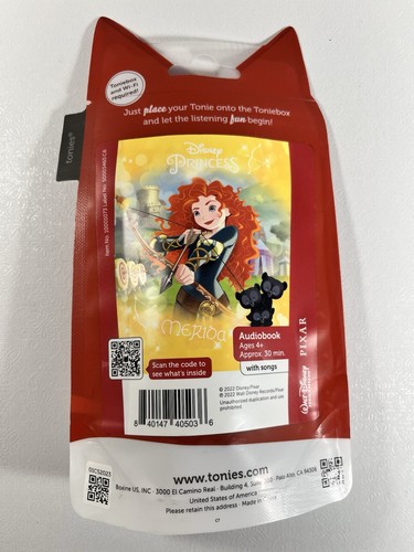 Tonies Disney Princess Merida Target Exclusive Audio Play Figurine ...