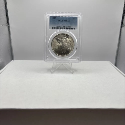 1925 Peace Silver Dollar Philadelphia PCGS MS63