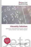 Lambert M. Surhone (U. A.) | Viscosity Solution | Taschenbuch | Englisch (2026)