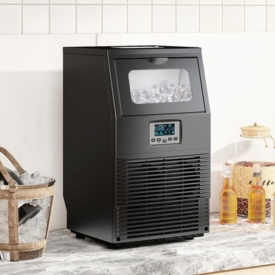 Kommerzielle Eismaschine Maschine, 4 kg Eisspeicher, für Zuhause, Büro, Bar