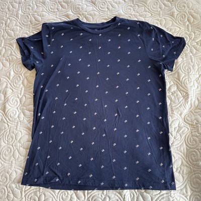 American Flag AOP T Shirt Navy Blue Adult large Fifth Sun All Over Flags