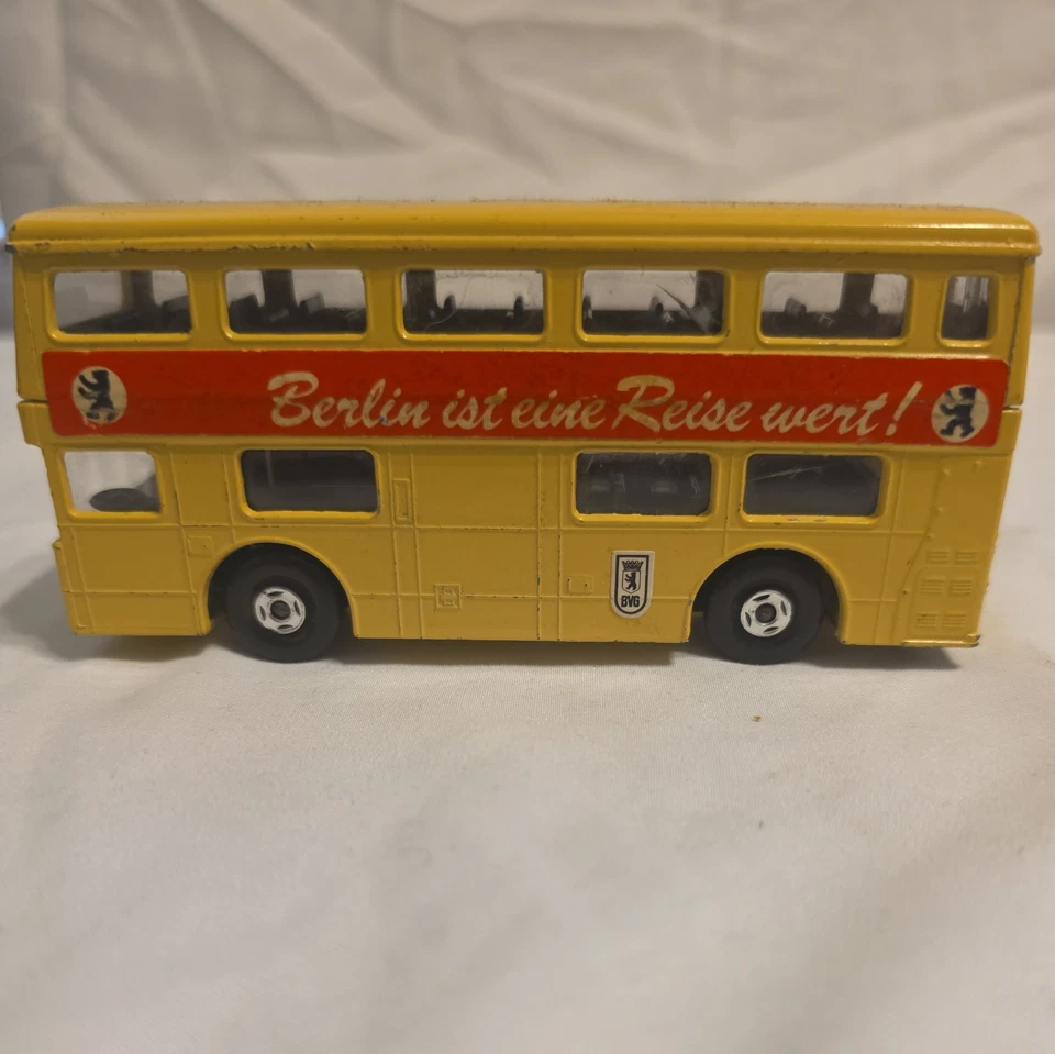 Vintage Matchbox Superkings K-15 Berlin Bus Double Decker - Imagem 4 de 4