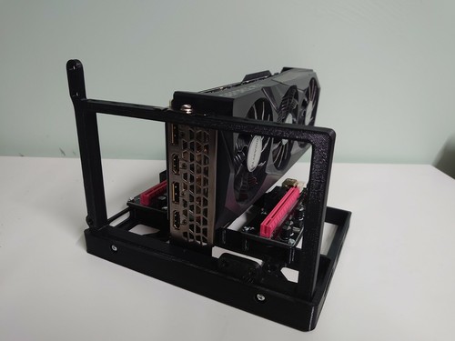 Ripe3D Triple External GPU Graphics Card Stand for DIY Mining Rig 8 PCI slot - Afbeelding 2 van 5